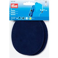 Renforts cuir velours à coudre bleu marine - Prym - Mondial Tissus