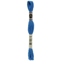 Fil à broder mouliné étoile bleu caraibes - COL C995 - DMC - Mondial Tissus