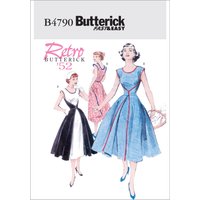 Patron Butterick B4790BB Robe portefeuille vintage Femme 36-42 - Butterick - Mondial Tissus