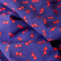 Tissu viscose Amour En Vue bleu - Lise Tailor - Lise Tailor - Mondial Tissus