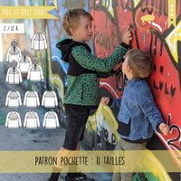 Patron pochette enfant pulls et gilets Stan du 2 au 12 ans - Super Bison - Super Bison - Mondial Tissus