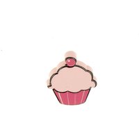 Bouton cupcake 15mm a queue (6 pièces) - MT - Mondial Tissus