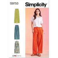 Patron Simplicity S9753.R5 - Pantalon Chic 42 - 50 - Simplicity - Mondial Tissus