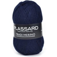 Pelote de fil à tricoter Tradi-merino marine 200m - Plassard - Plassard - Mondial Tissus