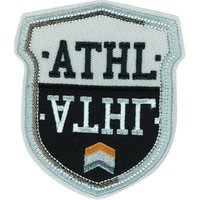 Écusson patch ATHL blanc noir - MT - Mondial Tissus