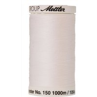 Bobine de fil canette Mettler 1000 m blanc - Mettler - Mondial Tissus