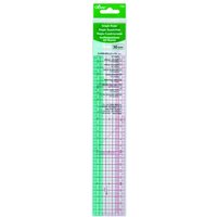 Règle japonaise souple et quadrillée de 30 cm - Clover - Mondial Tissus