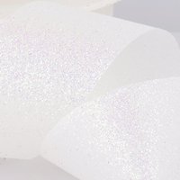 Ruban paillettes blanc 20mm - Mondial Tissus