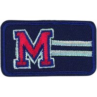 Écusson patch M rouge - Mondial Tissus