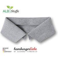 Col de Polo Bio gris taille XL - Albstoffe - Albstoffe - Mondial Tissus