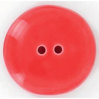 Boutons ronds 2 trous rouge - lot de 4 - Mondial Tissus