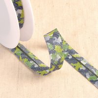 Biais army lurex kaki 20mm - Mondial Tissus