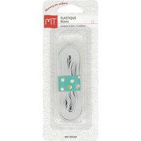 Élastique plat 6mm - Blanc - MT - Mondial Tissus