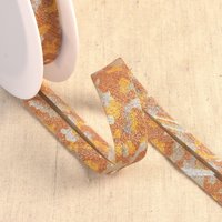 Biais army lurex moutarde 20mm - Mondial Tissus