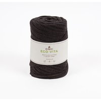 Pelote de fil Eco Vita t-shirt marron fibres recyclées DMC - DMC - Mondial Tissus