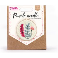 Kit punch needle végétal - Graine Créative - Mondial Tissus
