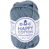 Pelote Happy cotton 20 gr gris bleu - DMC - Mondial Tissus