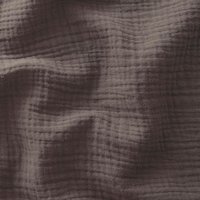 Tissu double gaze Gaby uni raisin - Mondial Tissus