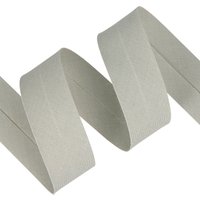 Biais replié 30 mm gris clair - MT - Mondial Tissus