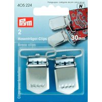 Clips pour bretelles, 30mm, argenté - Prym - Mondial Tissus