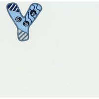 Écusson thermocollant lettre Y effet patchwork jean - Frou Frou - Mondial Tissus