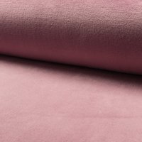 Tissu douillette Cozy uni vieux rose - Mondial Tissus