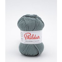 Pelote de fil à tricoter coton 4 eucalyptus - Phildar - Phildar - Mondial Tissus