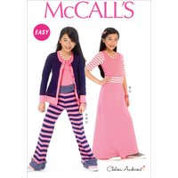 Patron McCall's 6985 - Ensemble Maille enfant de 7 à 14 ans - McCall's - Mondial Tissus