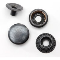 Bouton pression jeans 15 mm noirs - MT - Mondial Tissus