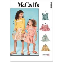 Patron McCALL's M8373 Jupes et Hauts pour enfant 3 à 6 ans - McCall's - Mondial Tissus