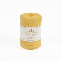 Pelote de fil Eco Vita Tape Yarn 9 jaune fibres recyclées DMC - DMC - Mondial Tissus