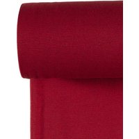 Bord côte tubulaire coton mini rayures rouge - Mondial Tissus