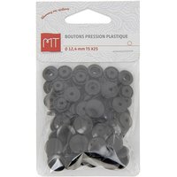 Boutons pression MT x 25 noir - MT - Mondial Tissus