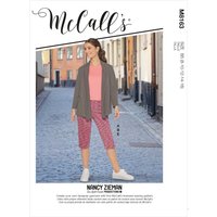 Patron McCall's 8163B5 Ensemble Veste et Top droit, jupe et pantacourt du 36 au 44 - McCall's - Mondial Tissus