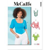 Patron McCall's 8364F5 - Haut corset en tricot à encolure du 44 au 52 - McCall's - Mondial Tissus