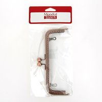 Fermoir bronze rectangulaire 18 cm - MT - Mondial Tissus