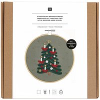 Kit Broderie - Arbre de Noël - Rico Design - Rico Design - Mondial Tissus