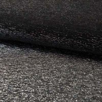 Tissu voile polyester brillant noir - Mondial Tissus