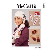 Patron McCall's 8232 - Accessoires Femme - Bonnet et Mitaines (TU) - McCall's - Mondial Tissus