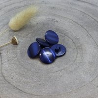 Lot de 5 boutons Swing bleu cobalt 10 mm - Atelier Brunette - Atelier Brunette - Mondial Tissus