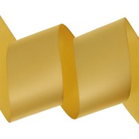 Ruban satin double face 63mm doré - MT - Mondial Tissus