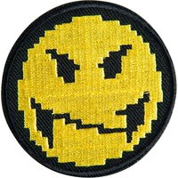 Écusson monstre bouton jaune - Mondial Tissus