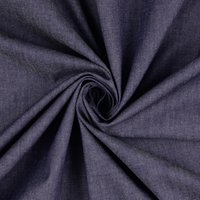 Tissu Jean coton bleu foncé - Mondial Tissus