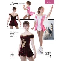 Patron Jalie 2791 robe patinage artistique princesse pour enfant et adulte - Jalie - Mondial Tissus