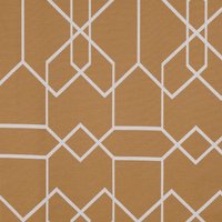 Tissu Jacquard moutarde motif grandes alvéoles écru 300cm - Linder - Mondial Tissus