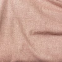 Tissu chambray coton mélangé recyclé rose marsala - Mondial Tissus
