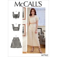 Patron Mc Call's 7962D5 - hauts, short et pantalon pour jeune femme tailles du 40-48 - McCall's - Mondial Tissus