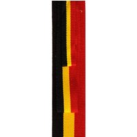 Ruban drapeau 15mm Belgique noir jaune rouge - Mondial Tissus