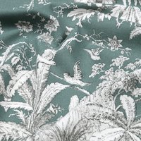Tissu bachette imprimé seraphine vert - Mondial Tissus