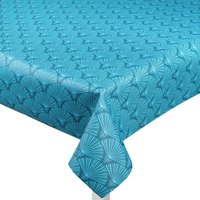 Tissu Loneta enduit Théo bleu - Mondial Tissus